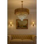 CRYSTAL LIGHT ROMA  ΧΡΥΣΟ 10ΦΩΤΑ Ε14 